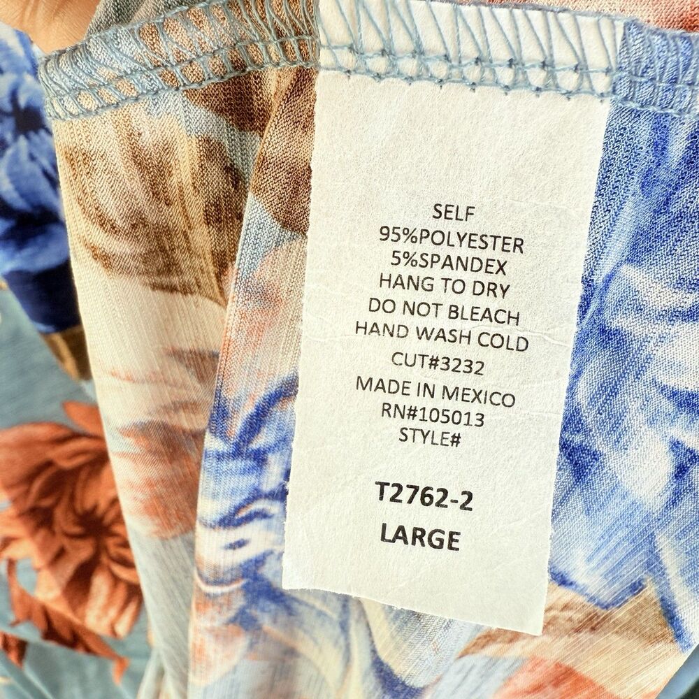 NEW DEAR SCARLETT Women's L Lizzy Long Sleeve Floral V-Neck Blouse - Picture 12 of 12